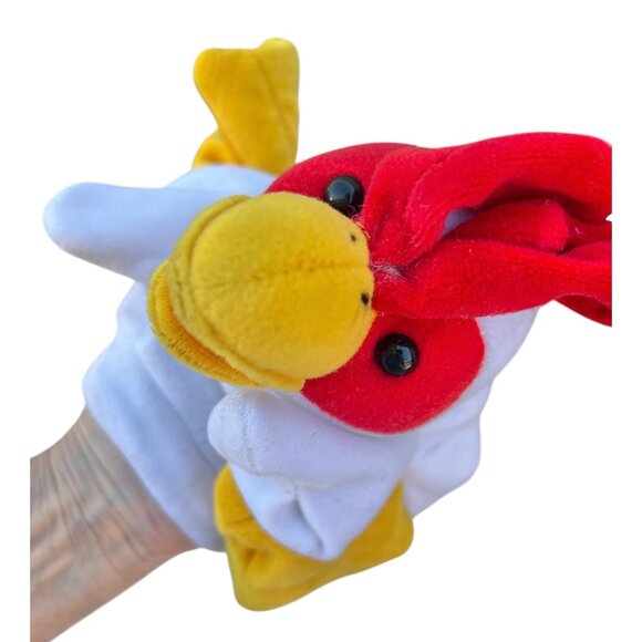3 Cal Toy Chicken Hand Puppets Plush Creations Plush IKEA Interactive Play - Picture 4 of 16